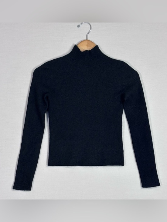 Quince Sweaters - Quince 100% Cashmere Mock Neck Sweater Cropped Soft Luxury Minimal
